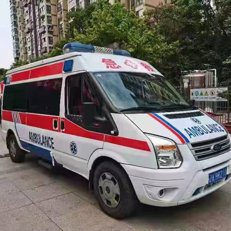 津市长途救护车护送病人返乡